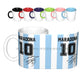 New Maradona Jersey Ceramic Mugs