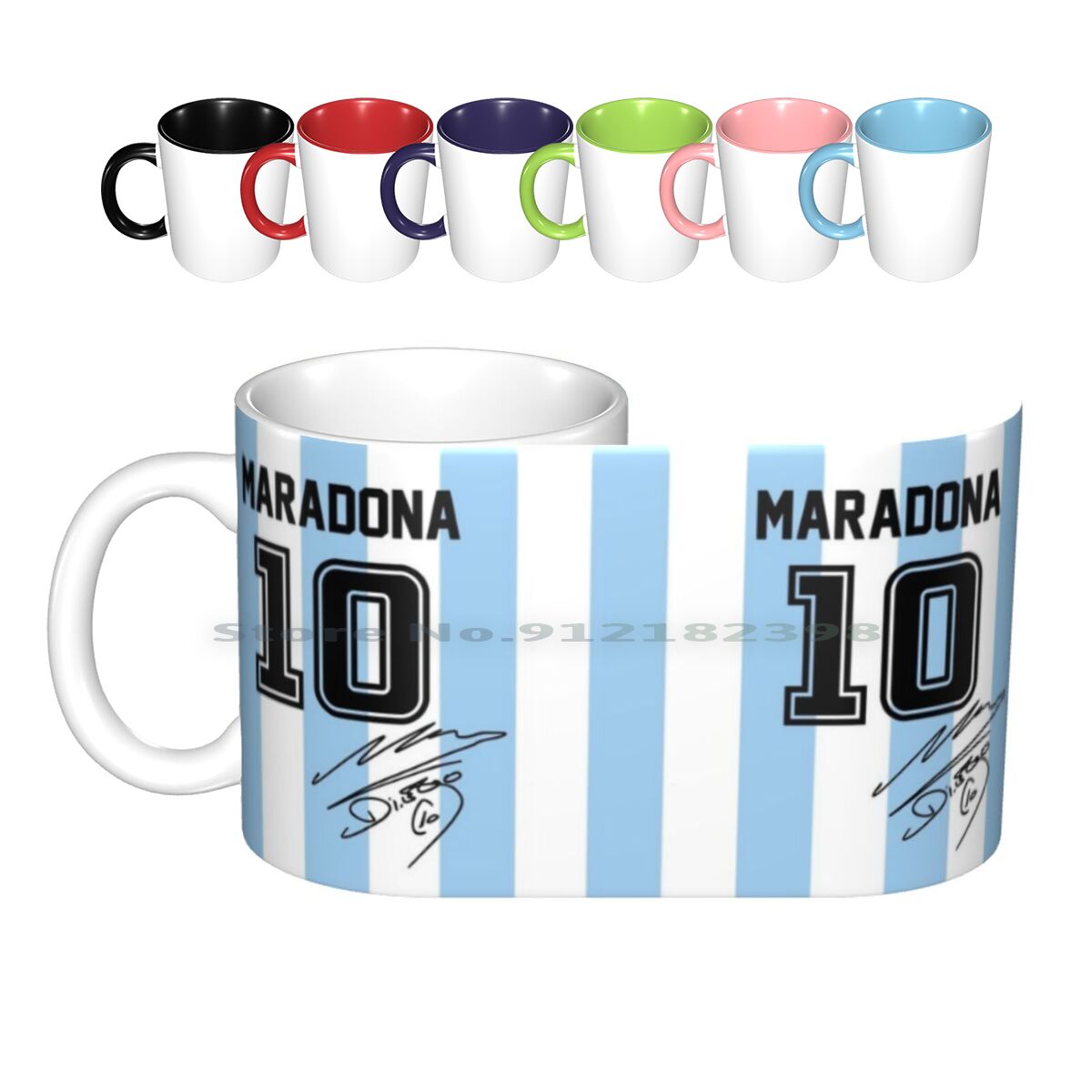 New Maradona Jersey Ceramic Mugs
