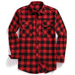 New Men Casual Plaid Flannel Shirt