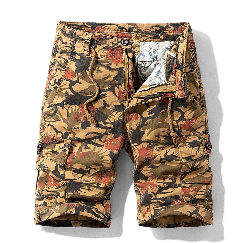 Summer New Camouflage Tactical Cargo Shorts