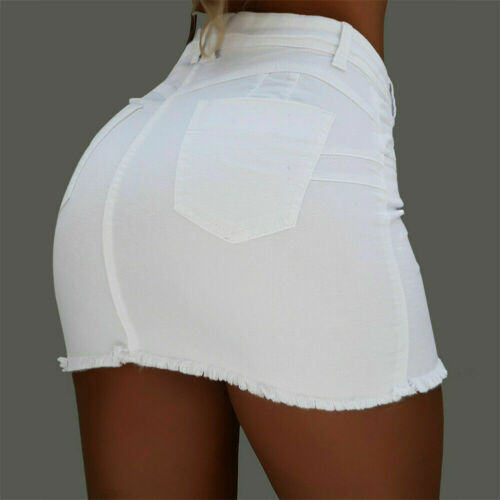 KREYOL DENIM JEAN MINI SKIRT