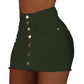 KREYOL DENIM JEAN MINI SKIRT