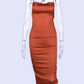 KREYOL WOMEN SLEEVELESS MIDI DRESS