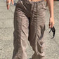 Low Waisted Fashion Denim Trousers