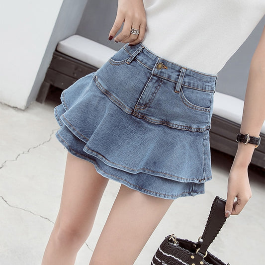 New  Vintage Denim Mini Skirts