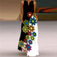 Summer Boho Sleeveless V-Neck Long Dress