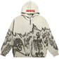Men Fashion Zip Up Long Sleeve Oversized Jacket