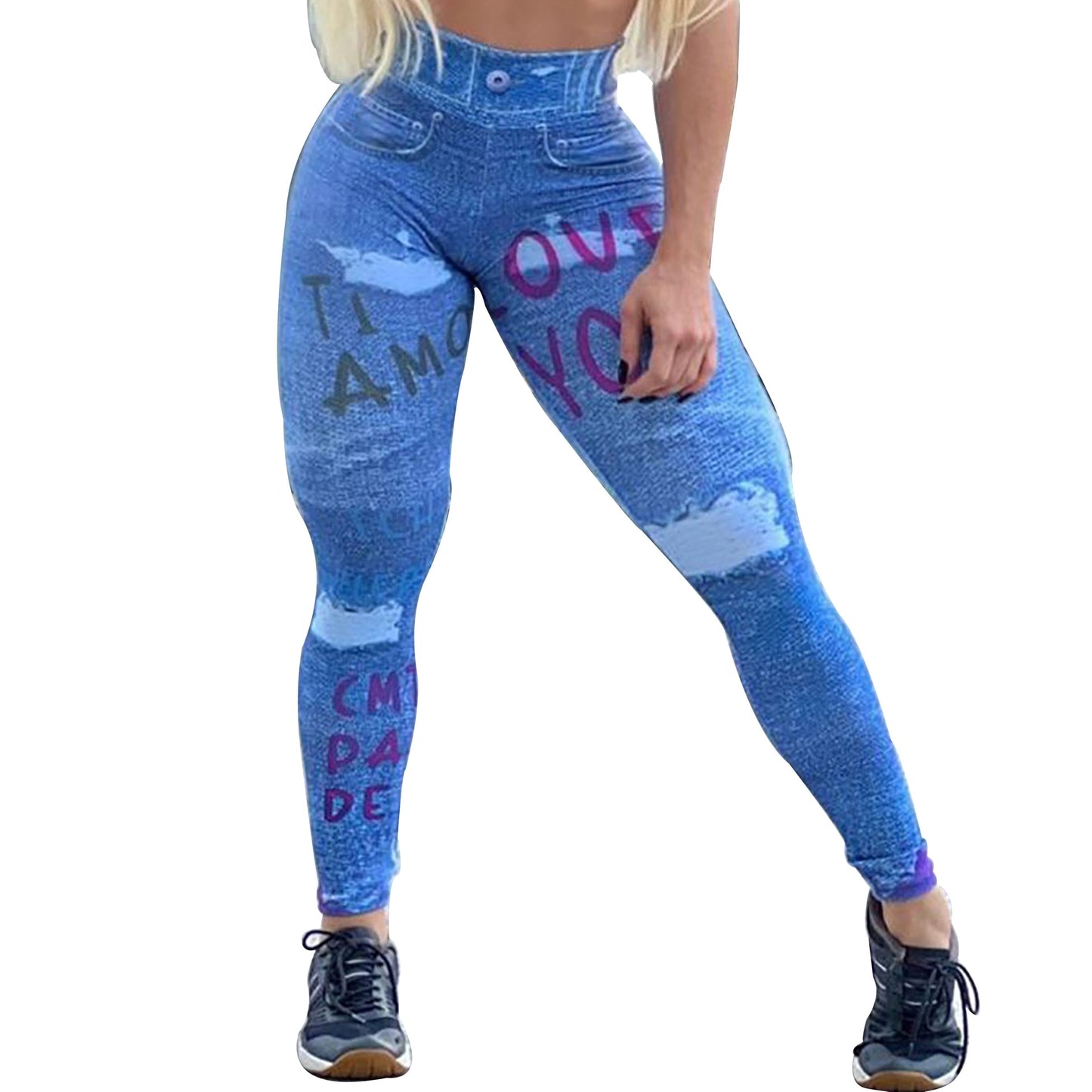 KREYOL 3D JEANS STYLE LEGGING