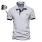 Men Casual Solid Color Slim Fit Polo Shirts