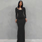 Satin Slip Sleeveless Backless Maxi Dress