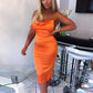 KREYOL WOMEN SLEEVELESS MIDI DRESS
