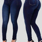Woman's pure color jeans