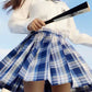 Summer High Waist Preppy Girls Dance Mini Skirt