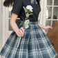 Summer High Waist Preppy Girls Dance Mini Skirt