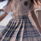Summer High Waist Preppy Girls Dance Mini Skirt