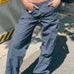 Low Waisted Fashion Denim Trousers