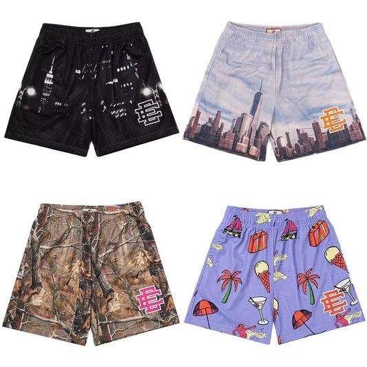 Men's casual shorts fitness sports pants