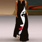 Summer Boho Sleeveless V-Neck Long Dress