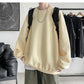 Autumn Solid Color Fleece Oversized Hip Hop Streetwear
