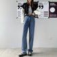 Women High Waist 2022 Trend Denim Pants