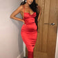 KREYOL WOMEN SLEEVELESS MIDI DRESS