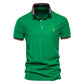 Men Casual Solid Color Slim Fit Polo Shirts