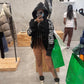 Men Fashion Zip Up Long Sleeve Oversized Jacket