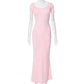 Satin Slip Sleeveless Backless Maxi Dress