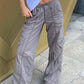 Low Waisted Fashion Denim Trousers
