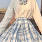 Summer High Waist Preppy Girls Dance Mini Skirt