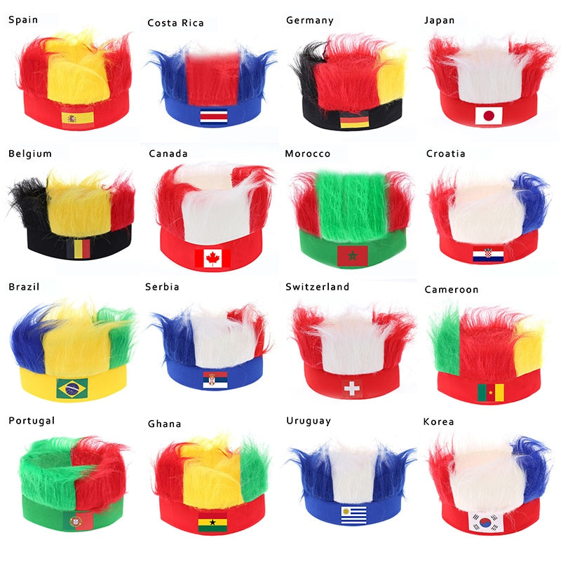 World Cup National Team Wig
