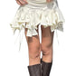 Women Solid Color Gothic Punk Irregular Skirts
