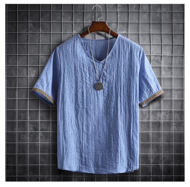 Fashion Men Short Sleeve Light Weight Clothing Shirt
