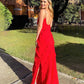 Women Elegant Deep V Neck Dress